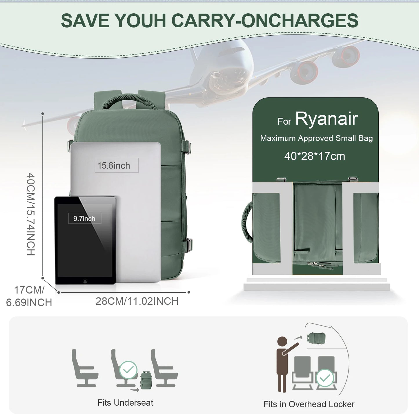 Prime Rose - Ryanair carryon backpack