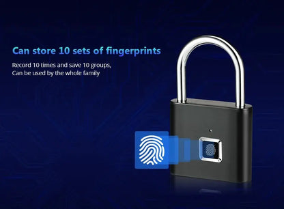 Smart Fingerprint Travel Padlock
