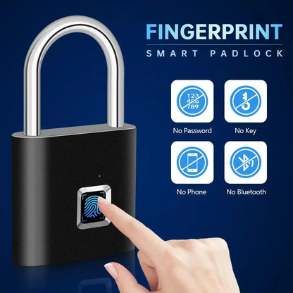 Smart Fingerprint Travel Padlock
