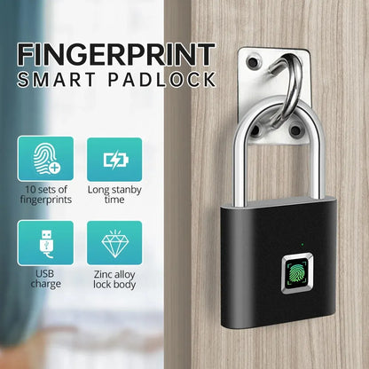 Smart Fingerprint Travel Padlock
