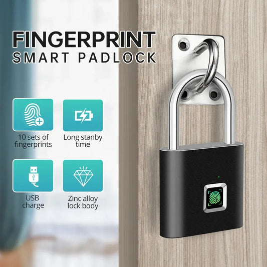 Smart Fingerprint Travel Padlock
