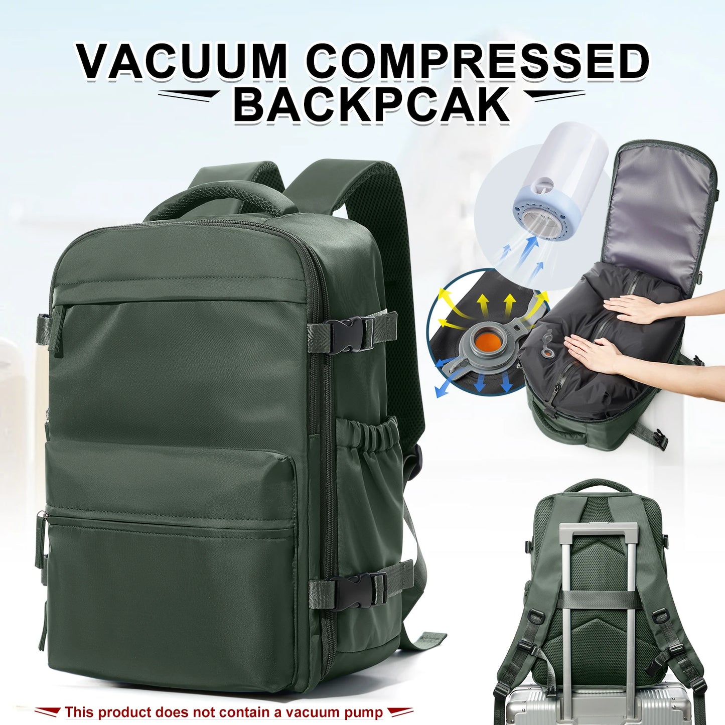 Pen y Fan | Ryanair vacuum compression carryon backpack